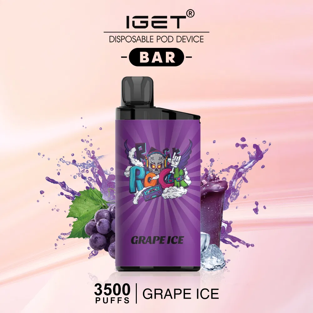 IGET Bar 3500 Puff Grape Ice Disposable Vape