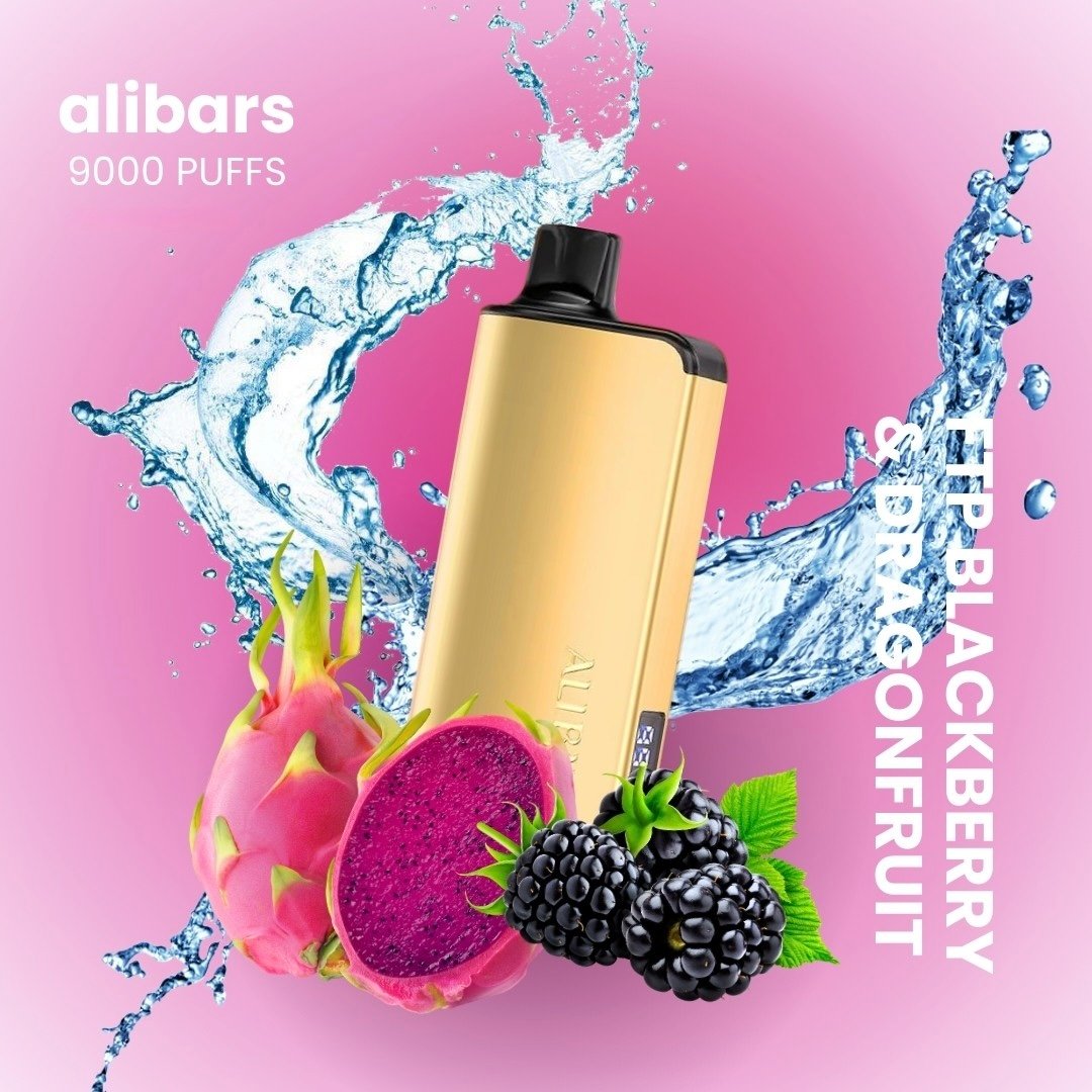 Blackberry Dragon Fruit Vape –  ALIBARBAR Ingot 9000 Puff