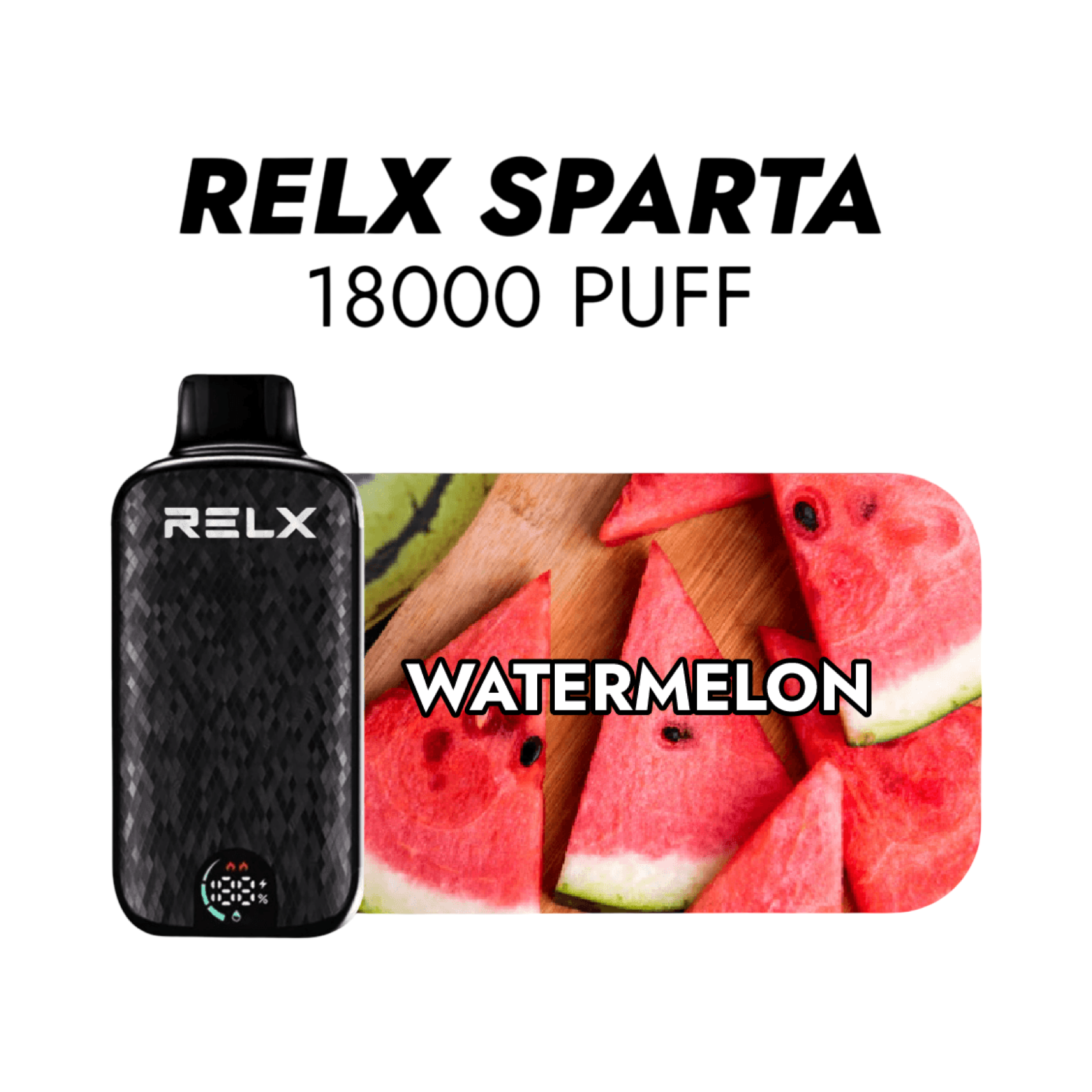 RELX Sparta 18000+ Puff Disposal Vape – Watermelon Chill