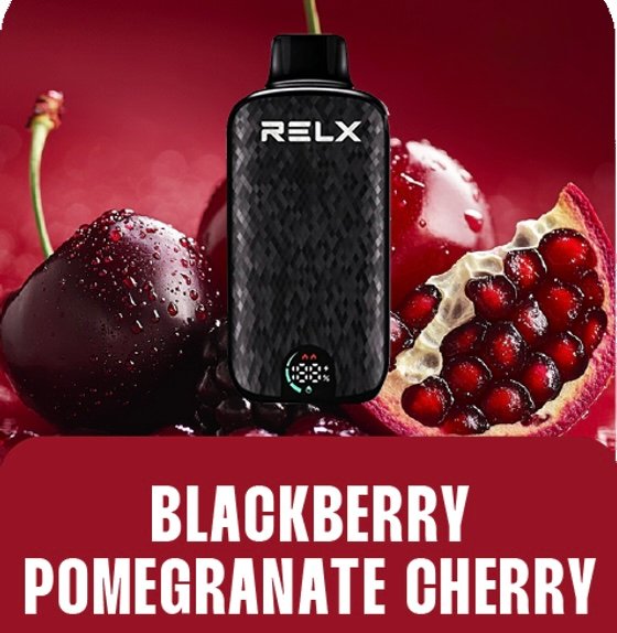 RELX Sparta 18000+ Puff Disposal Vape – Blackberry Pomegranate Cherry