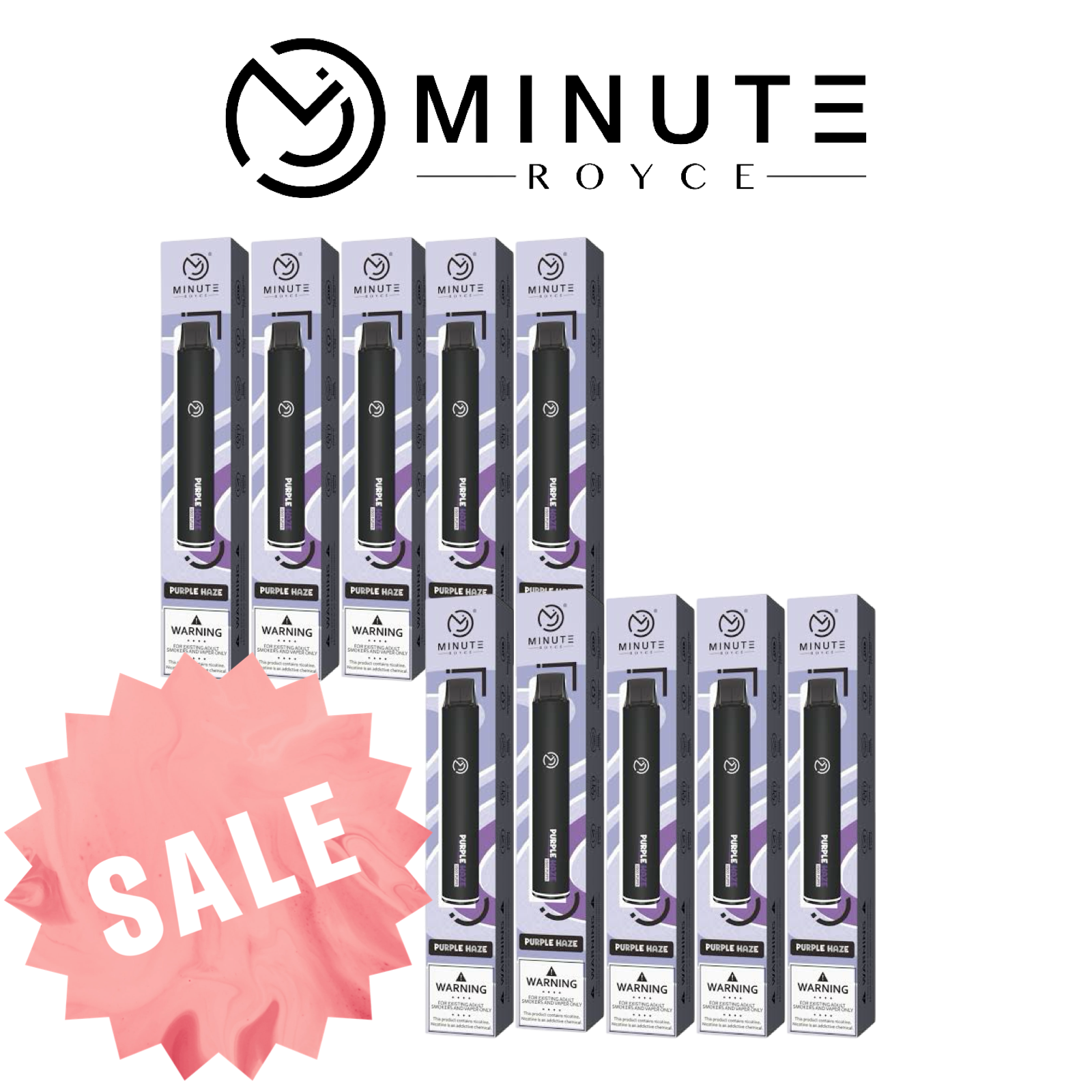 Royce Minute 3500 Bundle – 10 Pack Disposable Vapes
