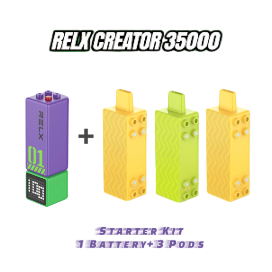 RELX CREATOR 35000 Puff Starter Kit