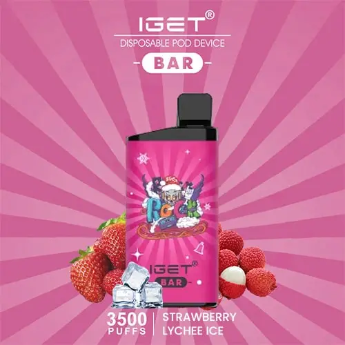 IGET Bar 3500 Puff – Strawberry Lychee