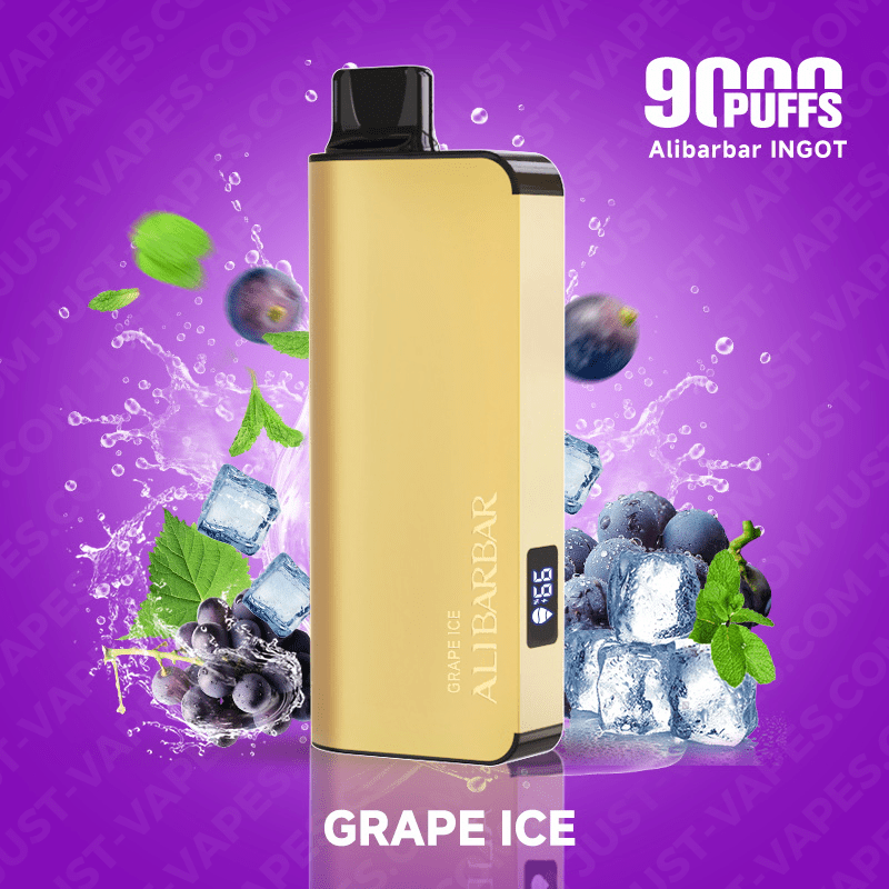 ALIBARBAR Grape Ice Vape – Ingot 9000 Puff
