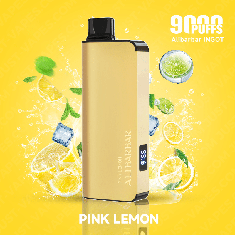 Pink Lemon ALIBARBAR – Ingot 9000 Puff Vape