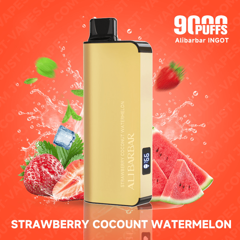 Strawberry Coconut Watermelon Vape –  ALIBARBAR Ingot 9000 Puff