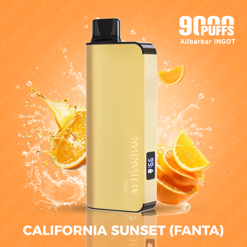 ALIBARBAR Ingot 9000 Puff Vape – California Sunset (Fanta)