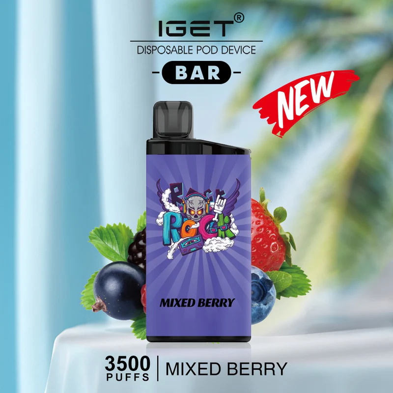 IGET Bar 3500 Puff Mixed Berry Disposable Vape