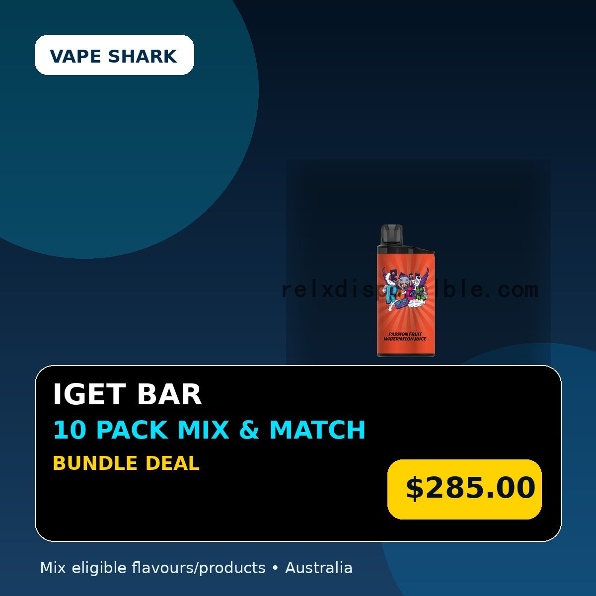 IGET Bar Mix & Match 10 Pack Bundle