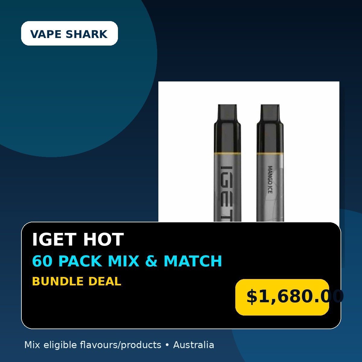 IGET HOT Mix & Match 60 Pack Bundle