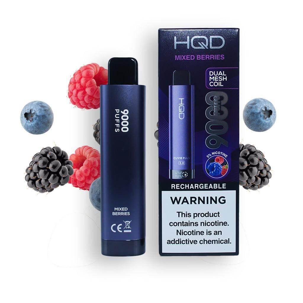 HQD Cuvie Plus 2.0 9000 Puff Rechargeable Vape