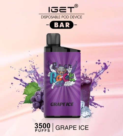 IGET Bar 3500 Puff Grape Ice Disposable Vape
