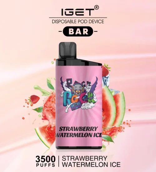 IGET Bar 3500 Puff – Strawberry Watermelon Ice