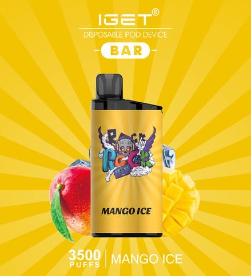 IGET Bar 3500 Puff Mango Ice Disposable Vape