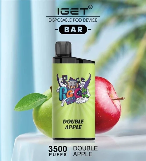 IGET Bar 3500 Puff Vape – Double Apple